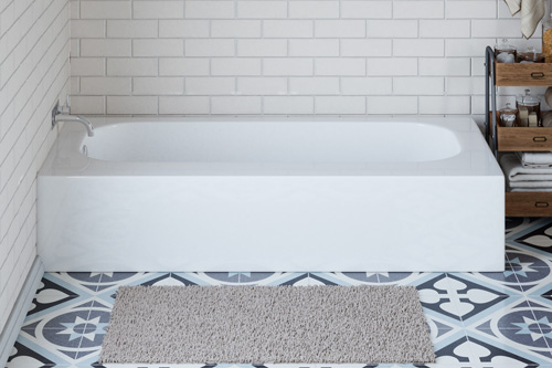 Bathtub before conversion